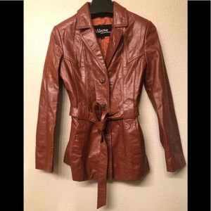 Wilsons Vintage Women’s Leather Jacket Size 8